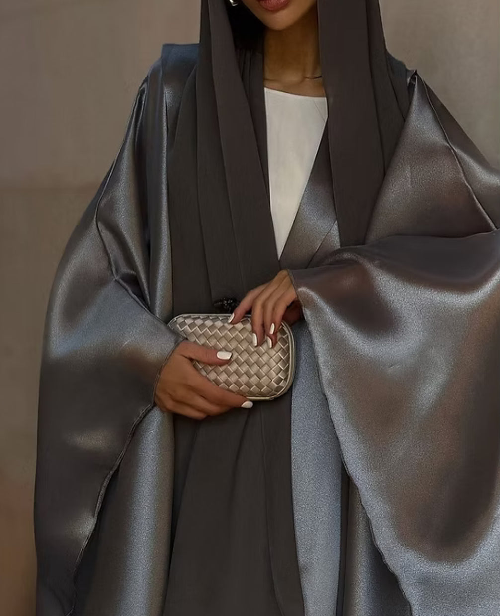 Silver Abaya