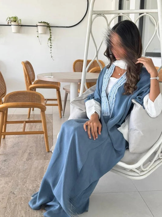 Blue Abaya