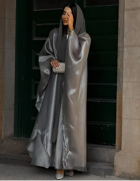 Silver Abaya
