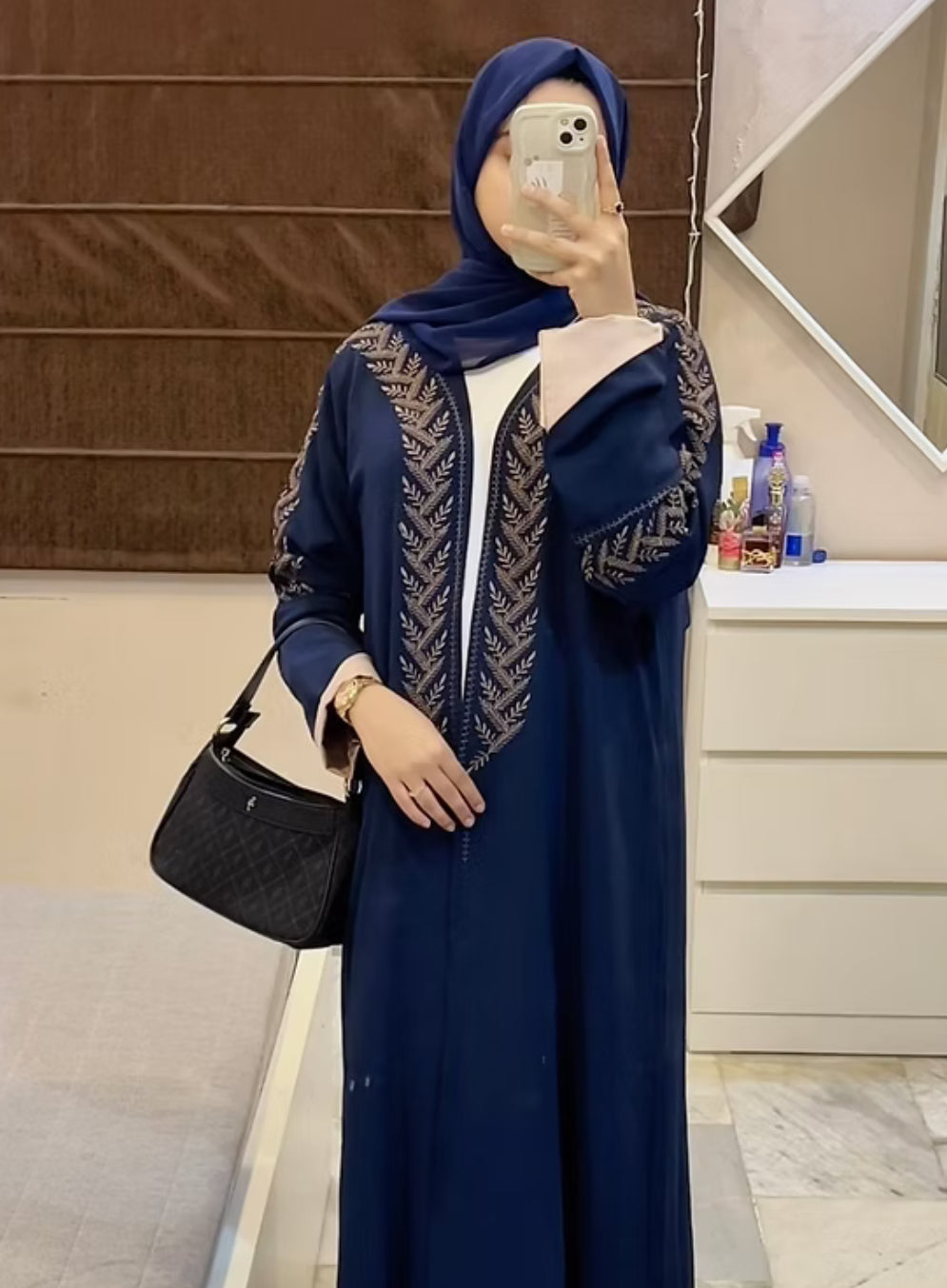 Blue Abaya