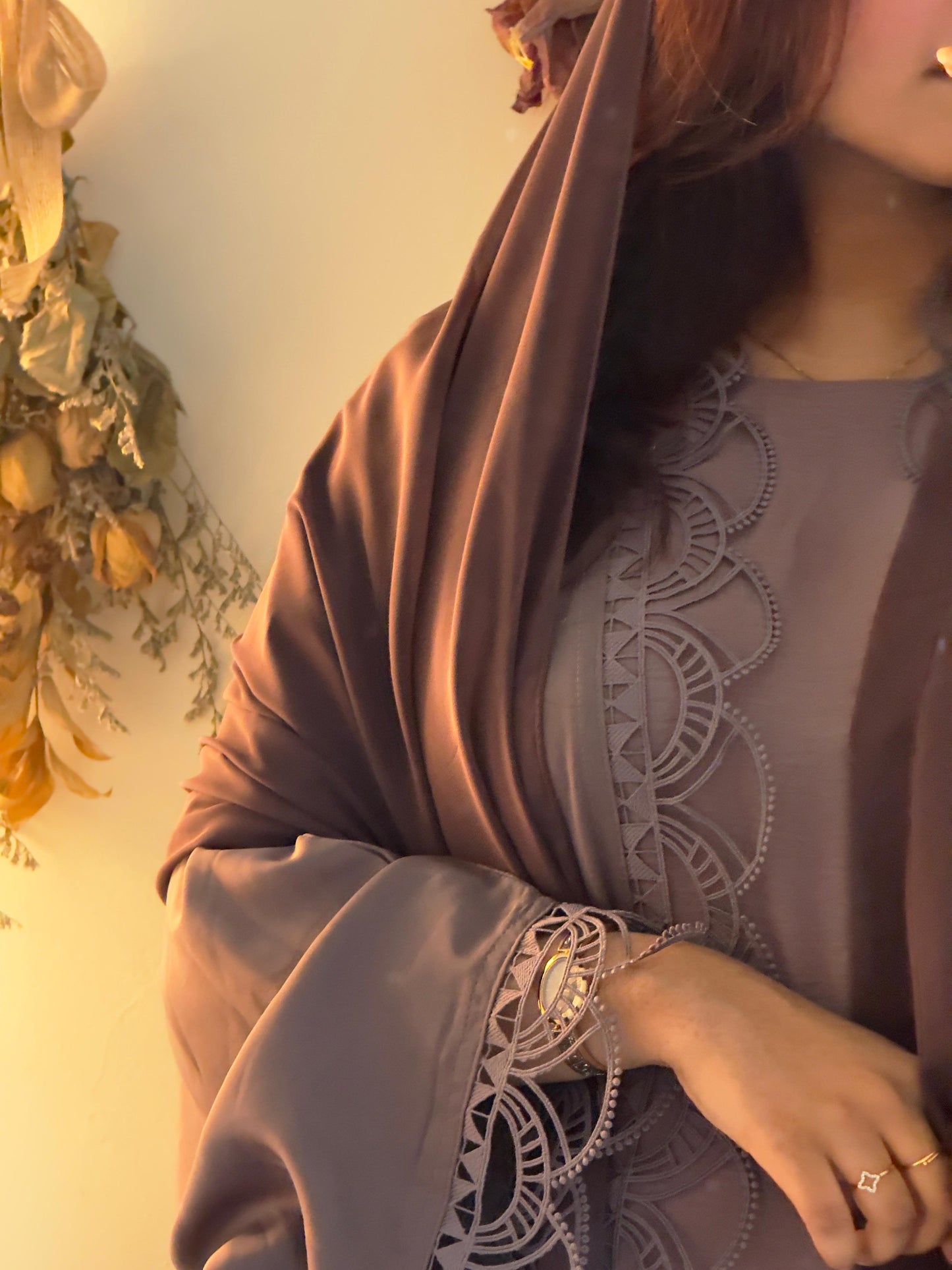 Mauve Abaya