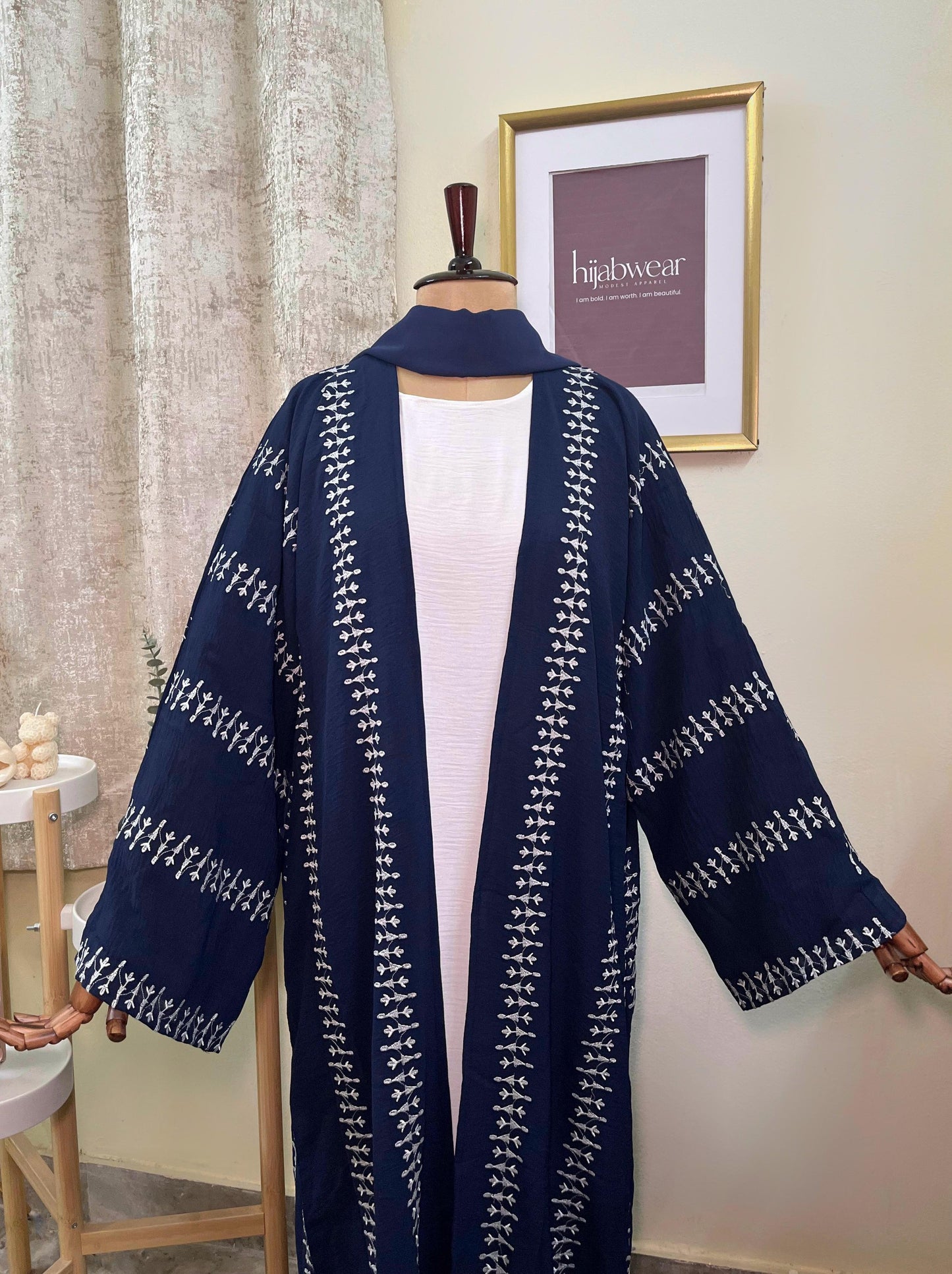 Navy Abaya